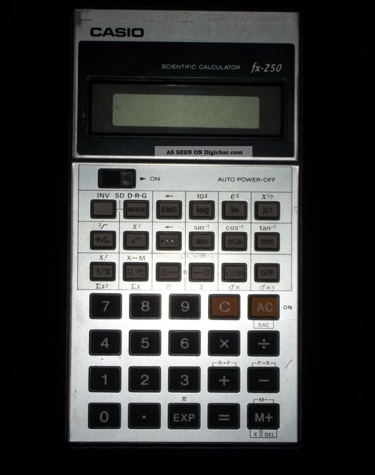 Casio fx250 IT History Society